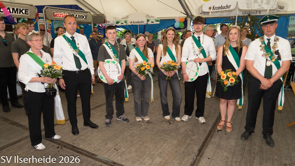 Schützenfest Ilseheide - 2026 - Proklamation der neuen RegentInnen